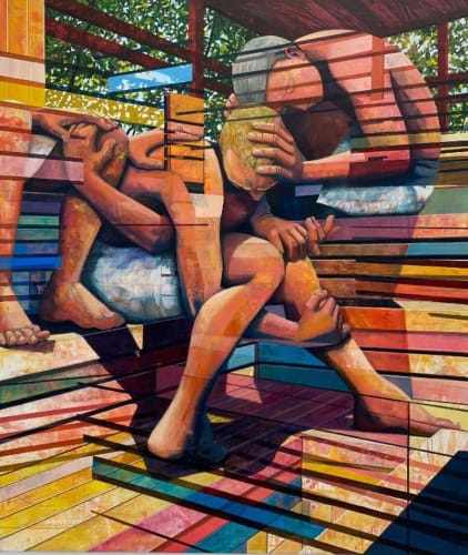 Marty Schnapf, 'Sauna,' 2024 (Courtesy of the artist and Perrotin)