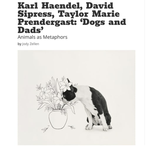 Karl Haendel, 'Pup and Flowers 4,' 2022 (Courtesy the artist and Vielmetter Los Angeles))
