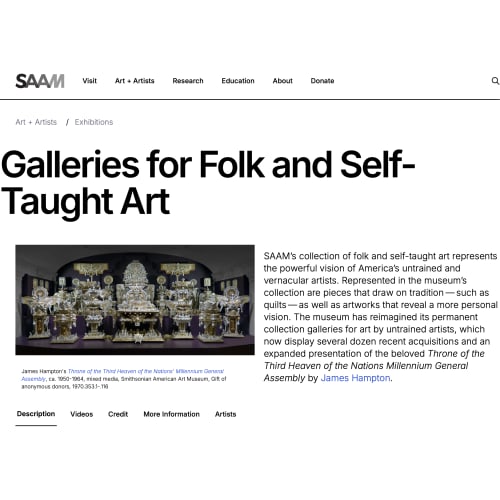 Dan Miller at The Smithsonian, Washington, DC