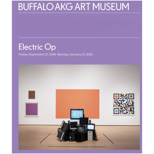 Julian Stanczak at Buffalo AKG Museum