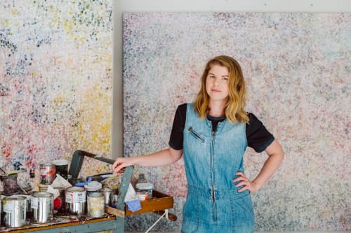 Vanessa Prager in her studio (Photo by Cara Robbins)