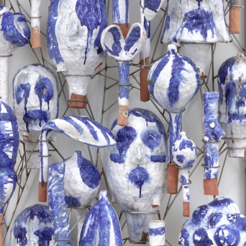 David Hicks & Farrah Karapetian at USC Fisher Museum of Art