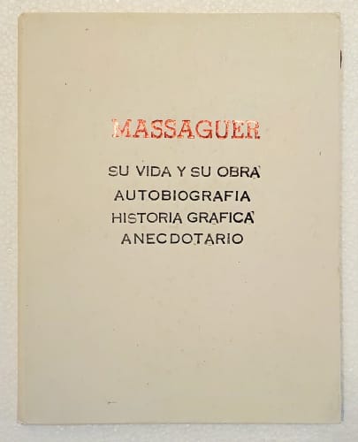 Massaguer. Cincuentenario Massagueriano. 1907 - 1957. La Habana, Cuba, CUB-009