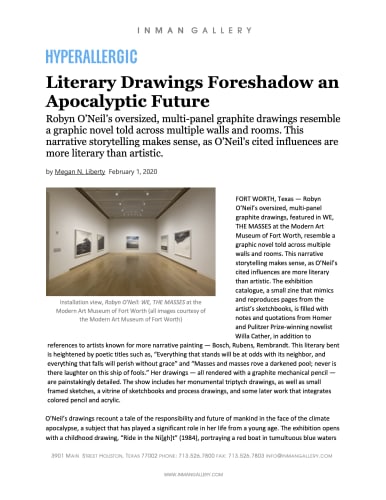 Literary Drawings Foreshadow an Apocalyptic Future