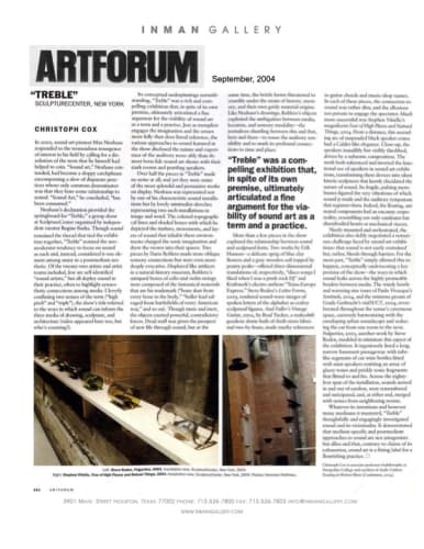 Treble: SculptureCenter, New York