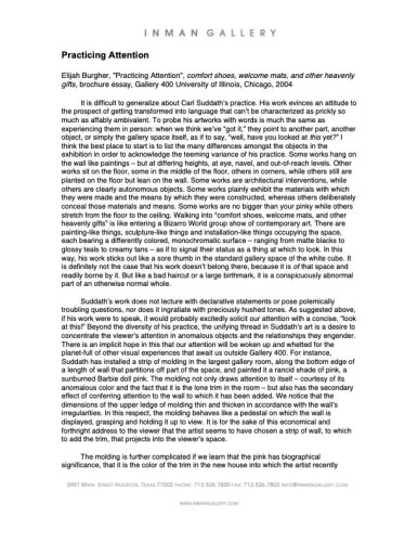 Practicing Attention