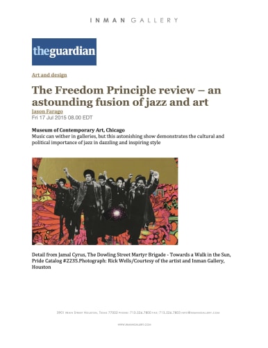 The Freedom Principle review – an astounding fusion of jazz and art