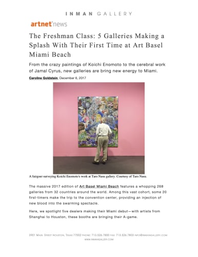 The Freshman Class: 5 Galleries Making a Splash With Their First Time at Art Basel Miami Beach