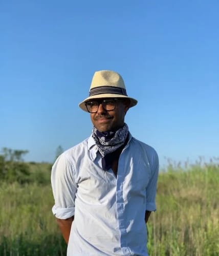 'Inspired by trip home to Grenada, rising art world star unpacks his suitcase in Portland', Portland Press Herald's Eric Russel's...