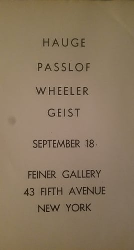 Feiner Gallery Poster