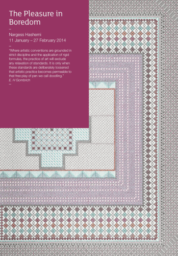 The Pleasure in Boredom, Nargess Hashemi