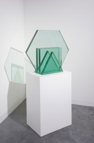 Monir Shahroudy Farmanfarmaian, Glass Sculpture on Geometric Design, 1976