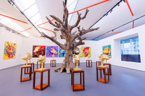 Installation view of Ai Weiwei: In Search of Humanity. Photo: Marco de Swart, courtesy Kunsthal Rotterdam