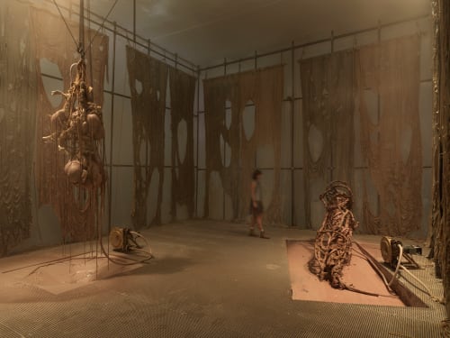 Mire Lee, installation view of “Black Sun,” 2023. Photo: Dario Lasagni, Courtesy New Museum
