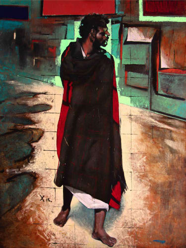 The Mystic, oil on linen, 200 x 150 cm, 2016