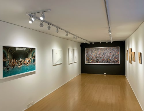 Navigating Space, Works by Pablo Arrazola, Mario Arroyave, Carlos Alarcon and Armando Castro.