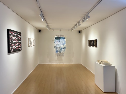 Luis Luna, String Theory, 2021, Arches paper, metal and nylon threads, drawing and acrylic pigment, 100 x 60 cm.