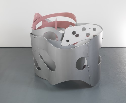 Jeff Lowe Charity's Aria, 2019 painted aluminium 114 (h) x 160 (w) x 130 (d) cm