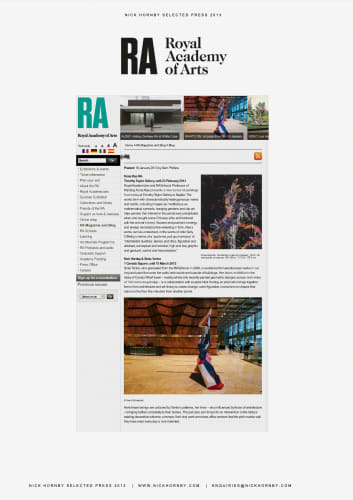 RA Magazine: pick of this week's ... – Sam Philips