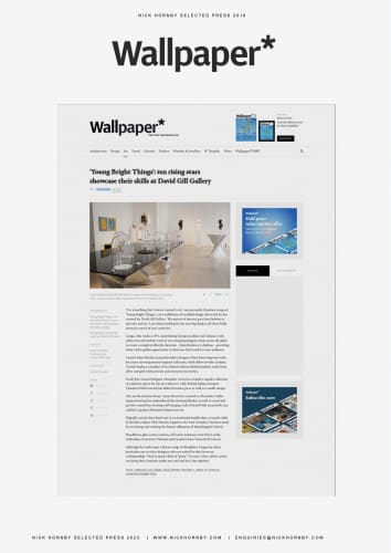 Wallpaper: 'Young Bright Things': ten rising stars ... – Ali Morris