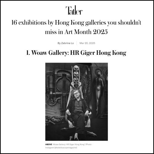 Tatler: 16 exhibitions by Hong Kong galleries you shouldn’t miss in Art Month 2025