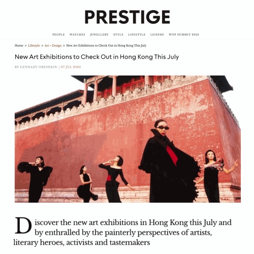Prestige: "New Art Exhibitions to Check Out in Hong Kong This July: