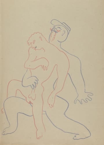 Sergei Eisenstein, Untitled, 1930s-1940s. Courtesy of Ellen de Bruijne PROJECTS & Stephenson art, London