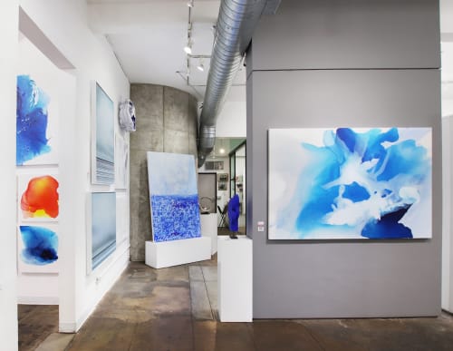 My paintings on show at Artspace Warehouse, LA.