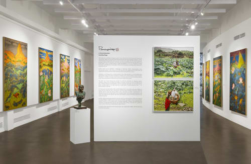 A. Ramachandran: Sandhya Rāga , Shridharani Art Gallery, Triveni Kala Sangam, Delhi