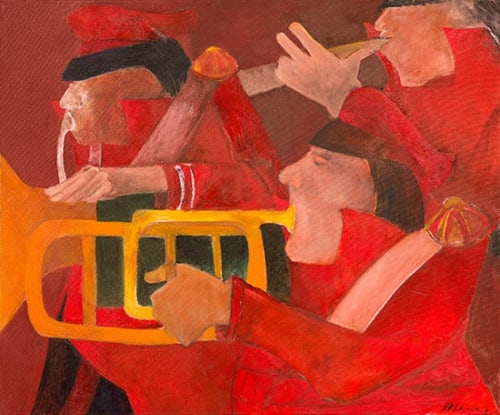 Krishen Khanna | Drawings and Paintings, D-40 Defence Colony, New Delhi