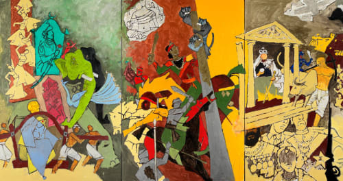 M. F. Husain’s Modern India at the Art Institute of Chicago