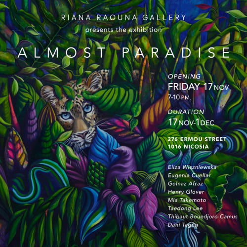 Image: Eliza Wiszniewska, Let's get lost in the wild, mixed media on canvas, 2022, 135 x 135 cm