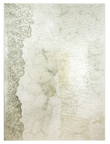 Hisao Hanafusa's Uchuiden Kioku, It is a silvery abstract picture