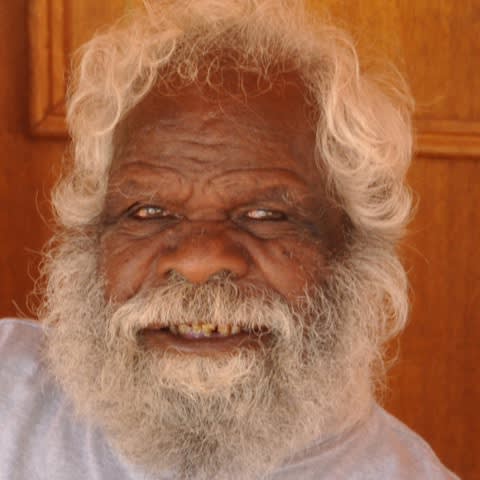 Tommy Watson in Alice Springs, 2013