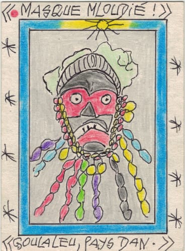 Drawing by Frederic Bruly Brouabre