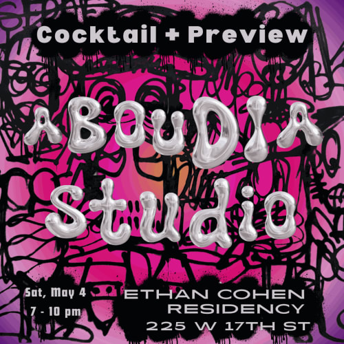 Preview + Cocktail - Aboudia Studio (7-10 pm), Ethan Cohen Residency – 225 W 17th Street