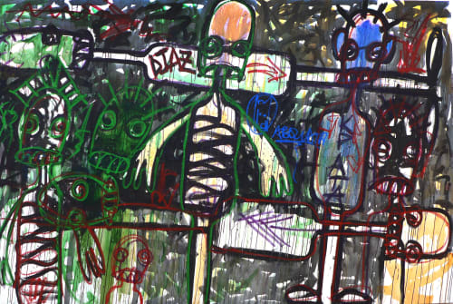 Aboudia: Under the African Sun | A Retrospective (2006 – 2022), Beacon, NY