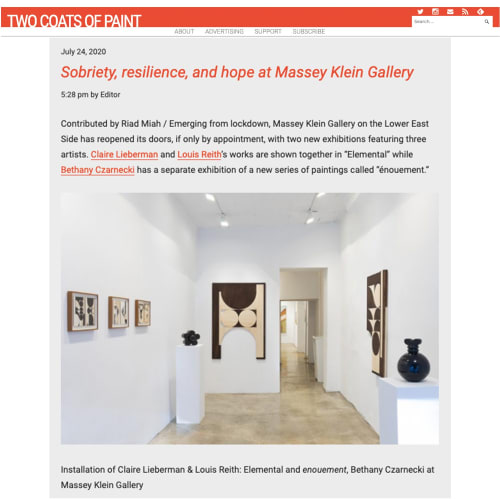 Sobriety, resilience, and hope at Massey Klein Gallery