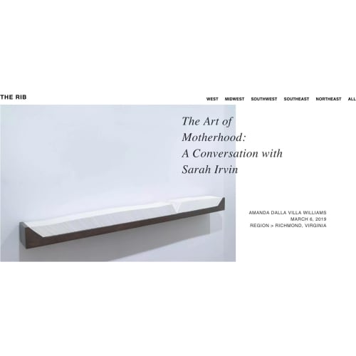 The Art of Motherhood: A Conversation with Sarah Irvin