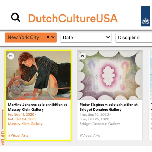 Artist Profile, Martine Johanna solo at Massey Klein