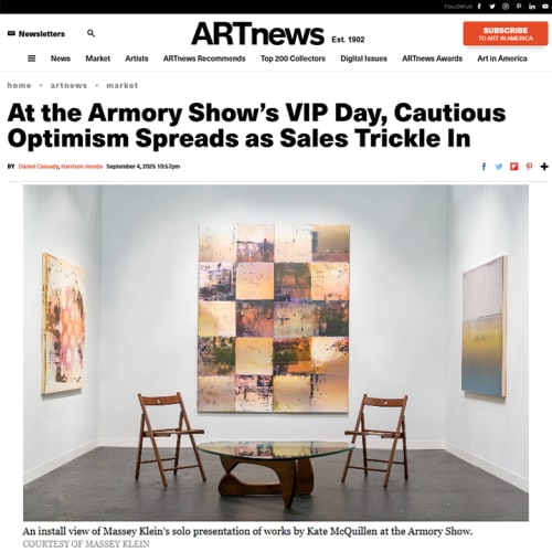 At the Armory Show’s VIP Day, Cautious Optimism Spreads as Sales Trickle In