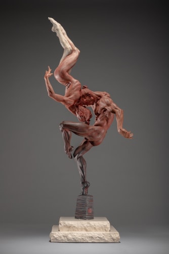 Richard MacDonald Yin & Yang, Third Life, 2014 Bronze 45" x 17.5" x 12"