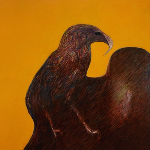 Hervé Constant, Bird and Man, 2022