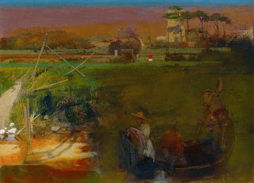 Fishing; a Tidal River