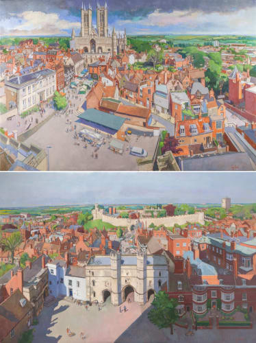 Usher Gallery Collection, Lincoln: Two paintings that were commissioned to mark the 800th anniversary of the Battle of Lincoln, 1218