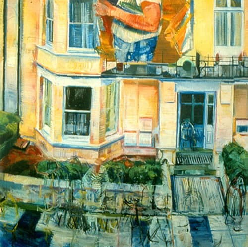 View through the Window with Reflection