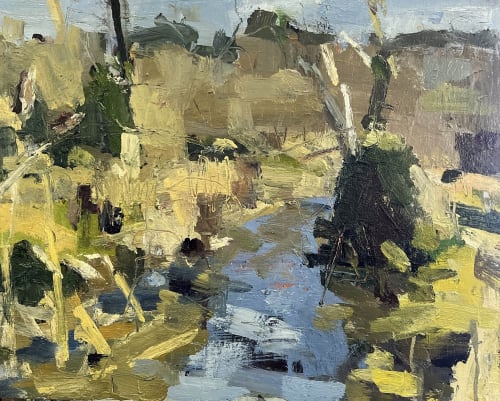 Painting River Chess, Rickmansworth 2025