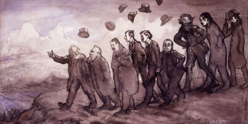 Portrait of members of the New English Art Club, by William Orpen Created: 1 January 1931