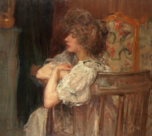 'Contemplation' by Albert de Belleroche (Creative Commons)