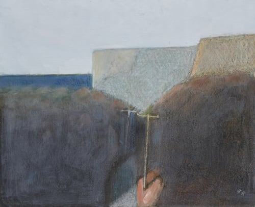 'Gribun' (oil, 56x69cm, NEAC Annual 2016)